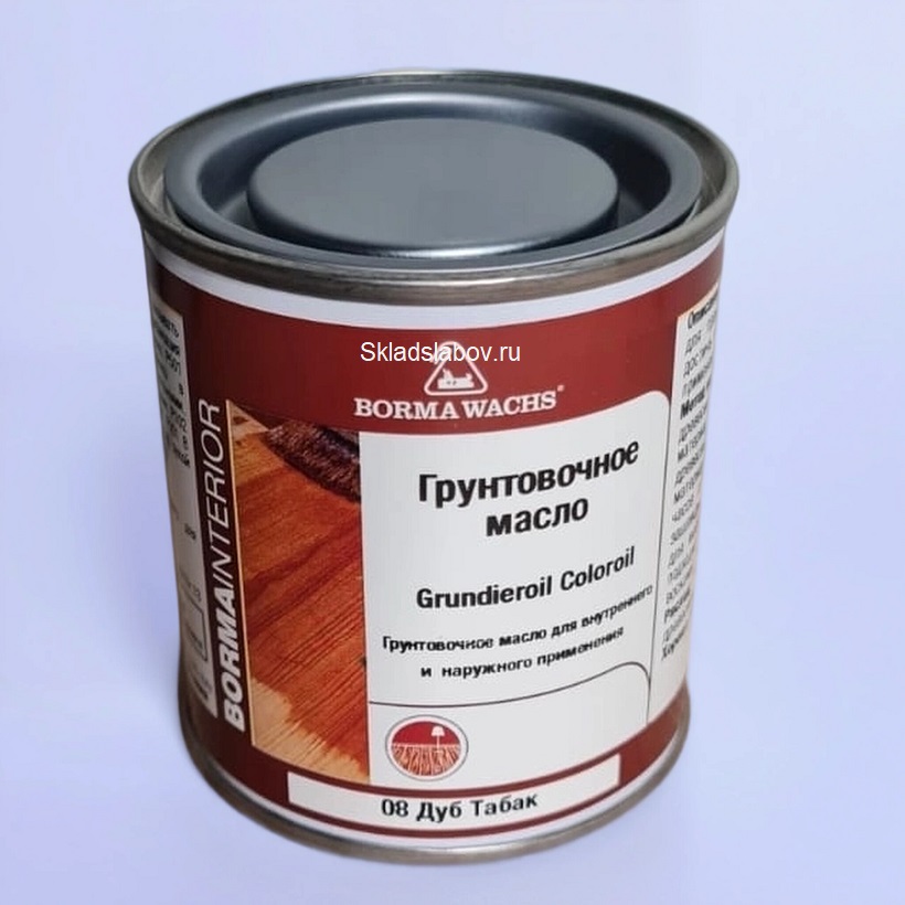 BORMA WACHS, ГРУНТОВОЧНОЕ МАСЛО 08 ДУБ ТАБАК 0.125 Л. BORMA WACHS, ГРУНТОВОЧНОЕ МАСЛО 08 ДУБ ТАБАК 0.125 Л.